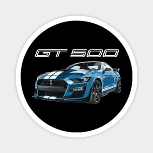 GT500 PERFOMANCE BLUE SHELBY COBRA Magnet